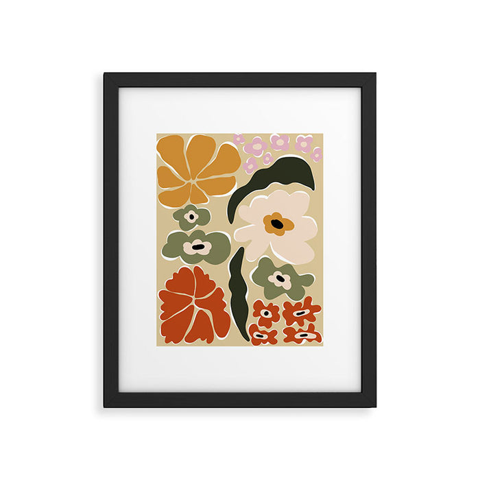 Mid-century flow Framed Art Print Gallery Image 1