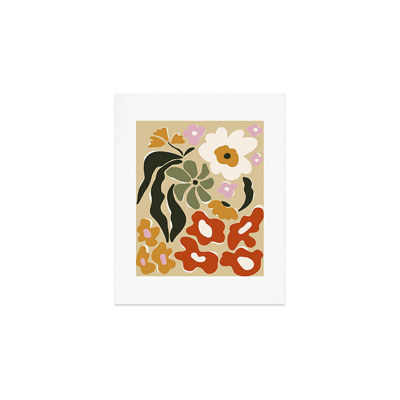 Mid-century garden Art Print Gallery Image 1