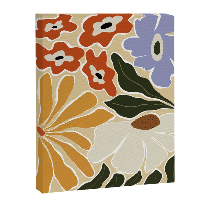 Mid-Century Garden II Canvas Print Gallery Image 1