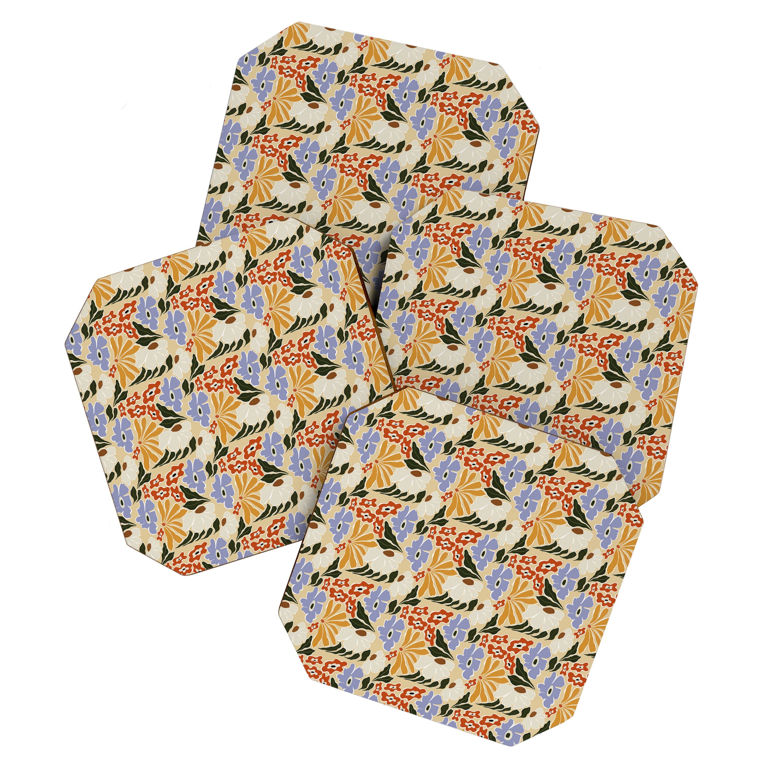 Mid-Century pattern I Coaster Gallery Image 1