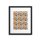 Mid-Century pattern I Framed Art Print Gallery Image 6