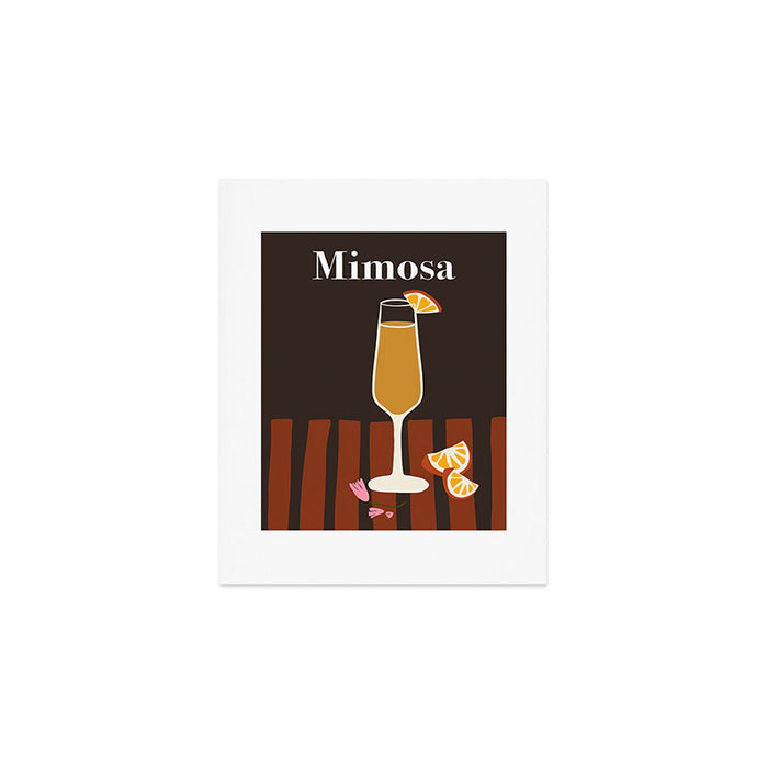 Mimosa Cocktail Art Print Gallery Image 1