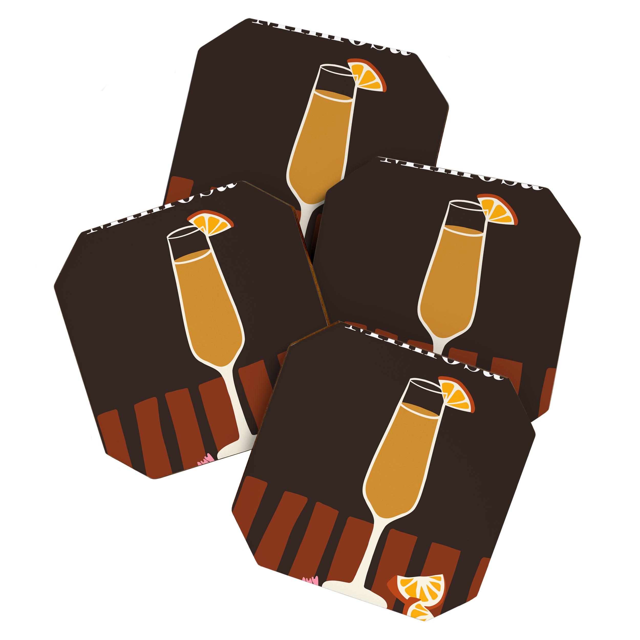 Mimosa Cocktail Coaster Gallery Image 1