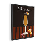 Mimosa Cocktail Framed Canvas Print Gallery Image 2
