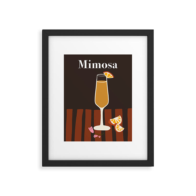 Mimosa Cocktail Framed Art Print Gallery Image 5
