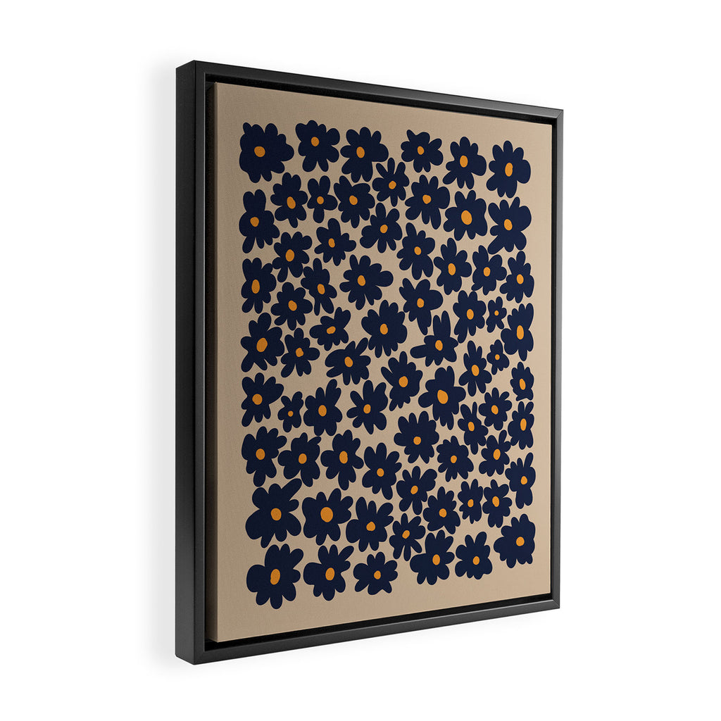 mini floral garden 2  Framed Canvas Print Gallery Image 2