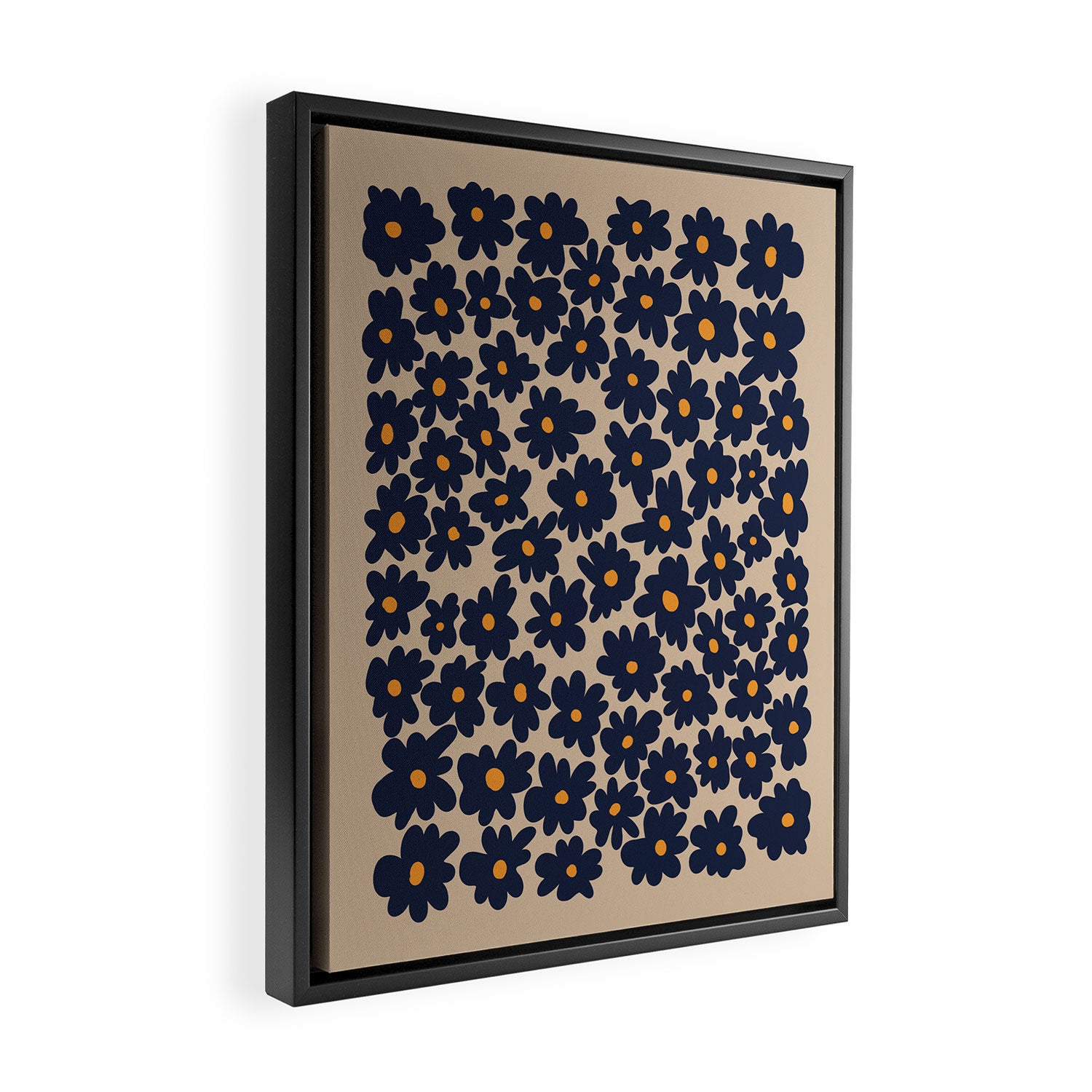 mini floral garden 2  Framed Canvas Print Gallery Image 2