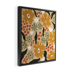 mini mia retro flower  Framed Canvas Print Gallery Image 2