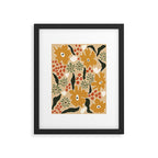 mini mia retro flower  Framed Art Print Gallery Image 5