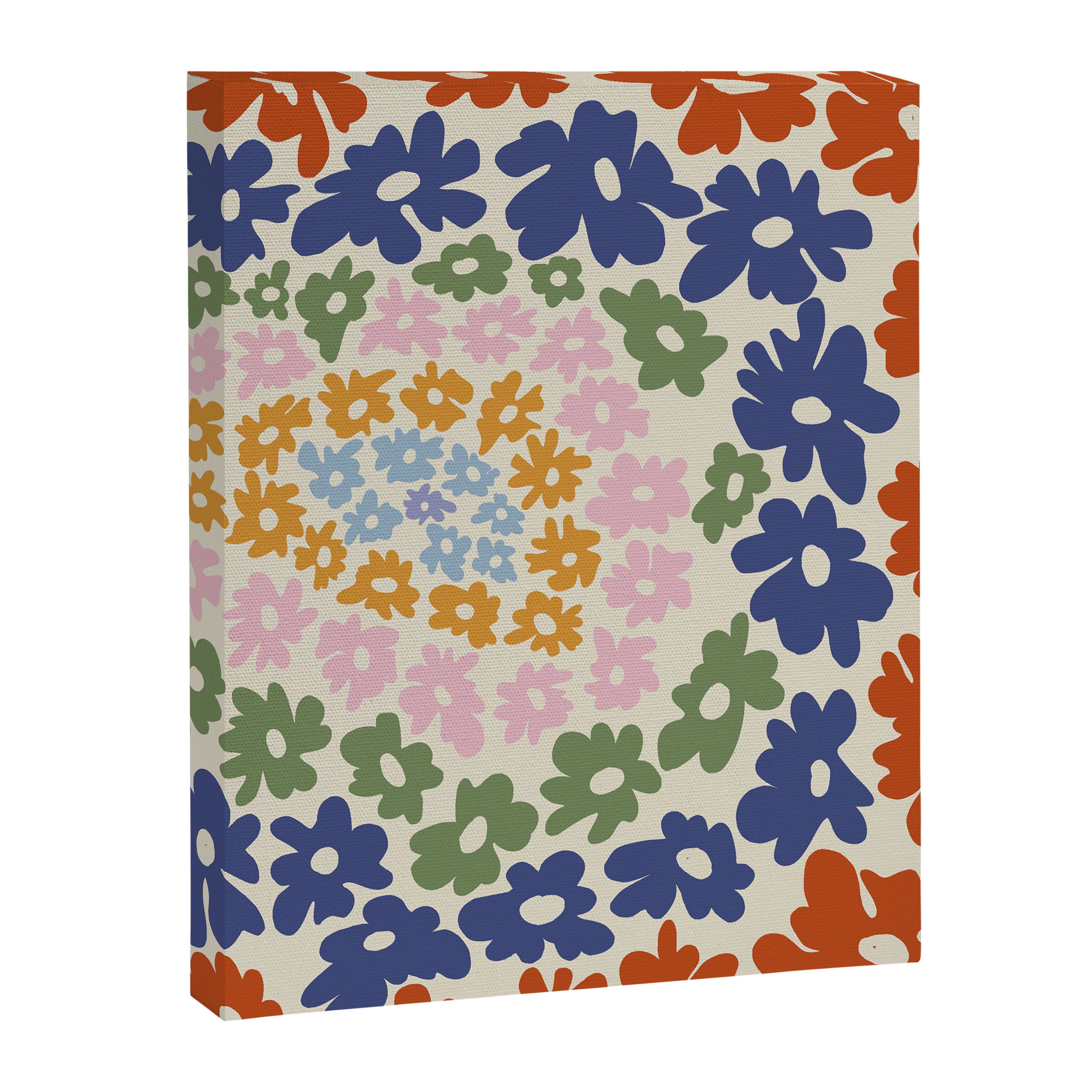 Mini Reto Daisy  Canvas Print Gallery Image 6