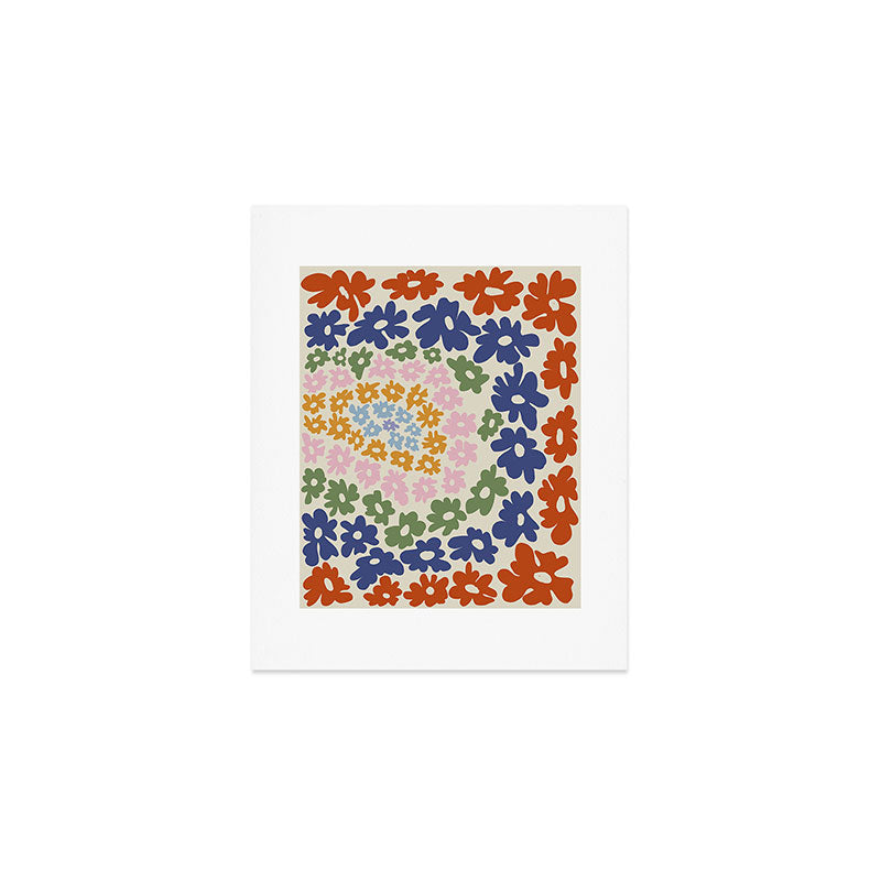 Mini Reto Daisy  Art Print Gallery Image 1