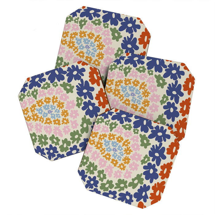 Mini Reto Daisy  Coaster Gallery Image 1