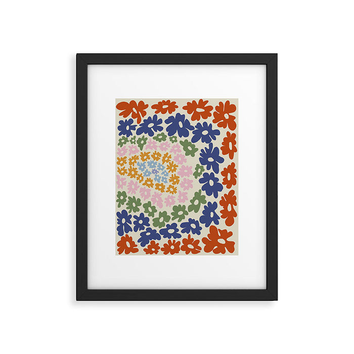 Mini Reto Daisy  Framed Art Print Gallery Image 1