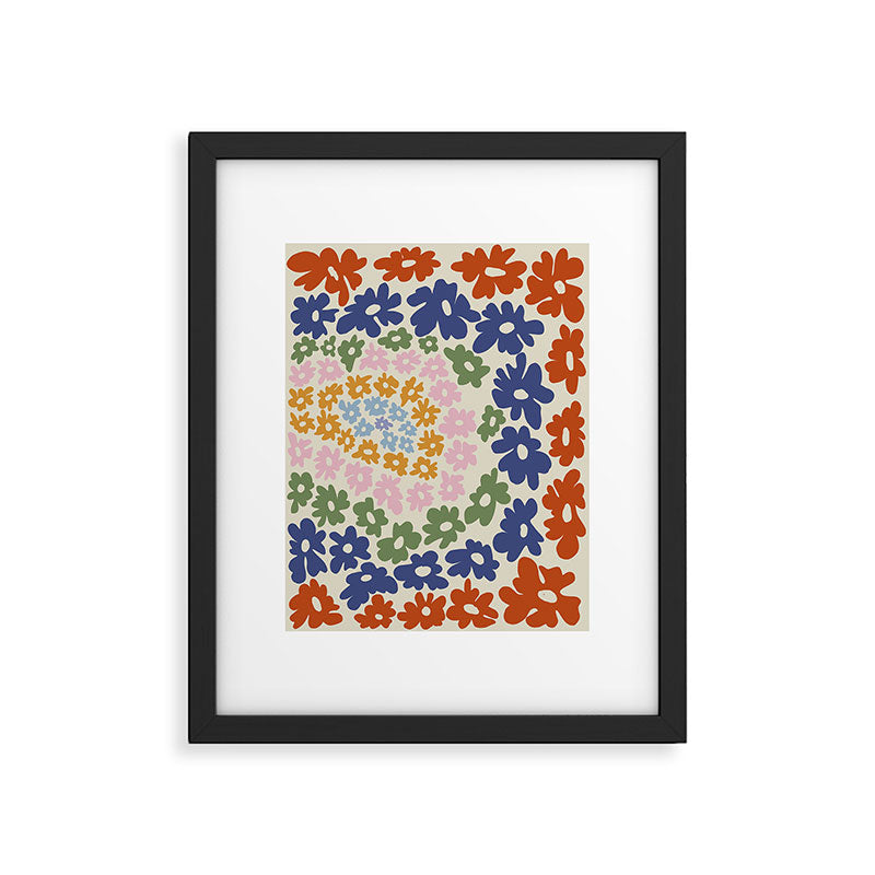 Mini Reto Daisy  Framed Art Print Gallery Image 5