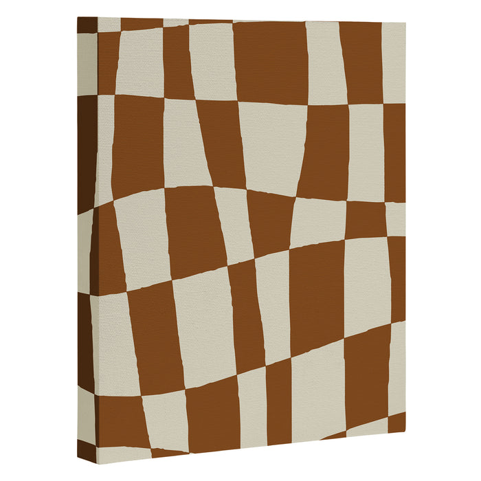 Minimal Checkerboard Canvas Print Gallery Image 1