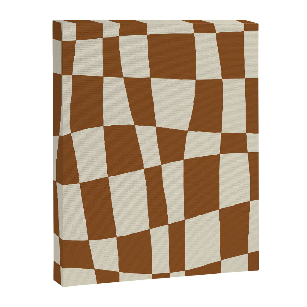 Minimal Checkerboard Canvas Print Gallery Image 6