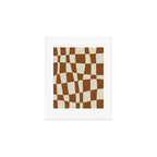 Minimal Checkerboard Art Print Gallery Image 1