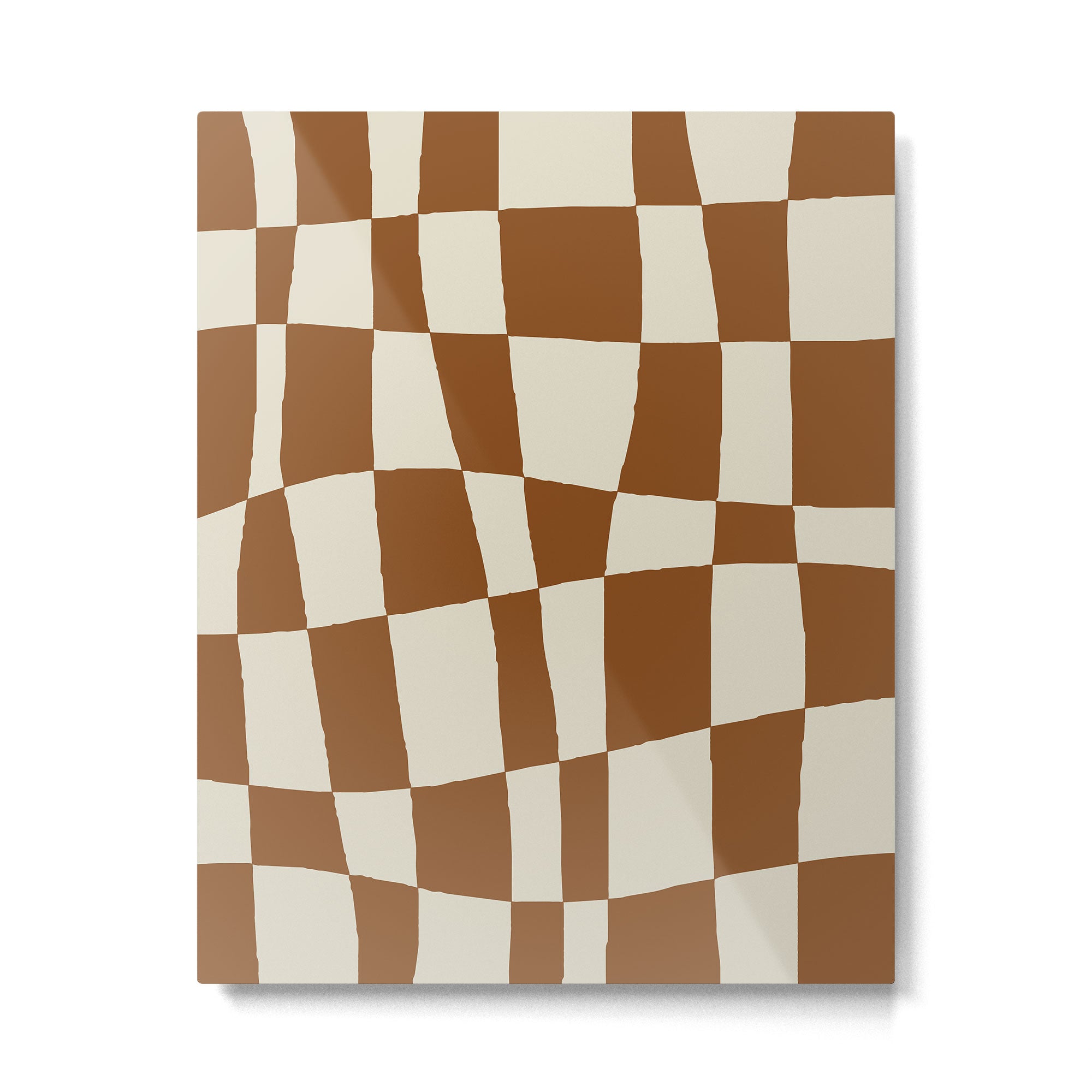 Minimal Checkerboard Metal Print Gallery Image 4