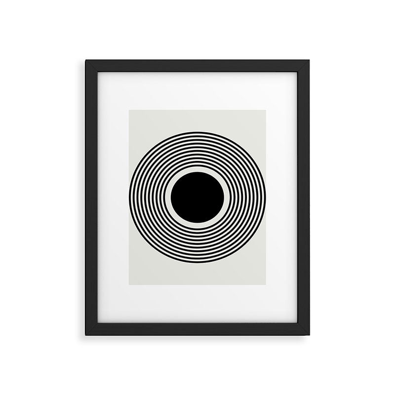 minimal circle  Framed Art Print Gallery Image 6