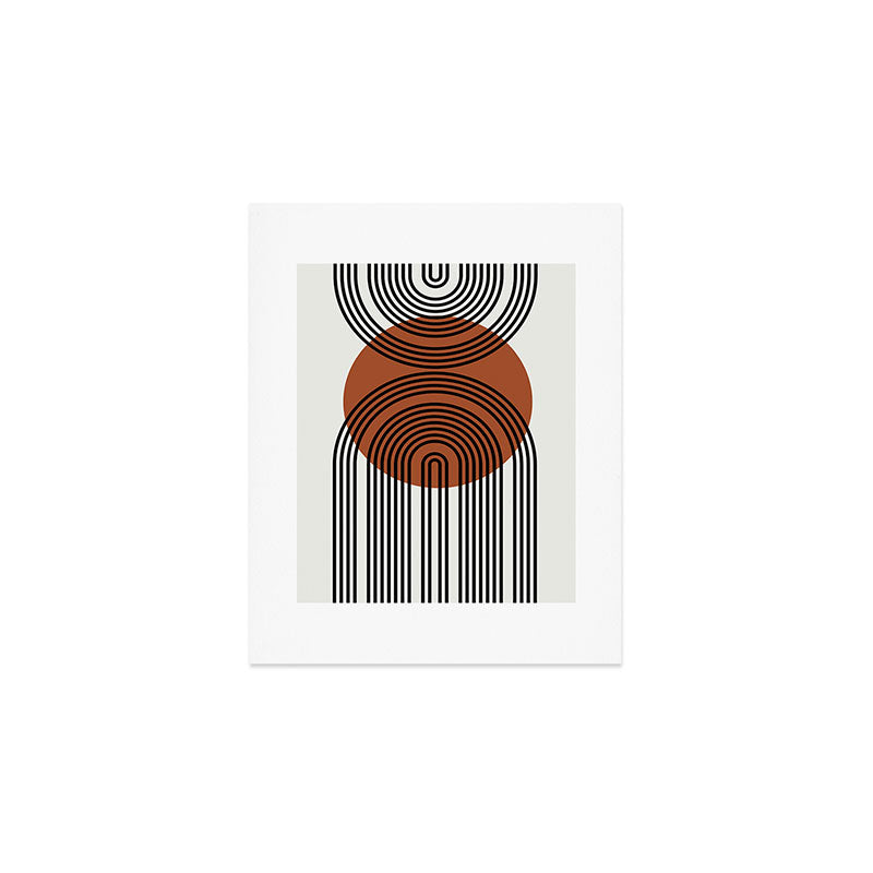 minimal classic arch   Art Print Gallery Image 1