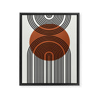 minimal classic arch   Framed Canvas Print Gallery Image 6