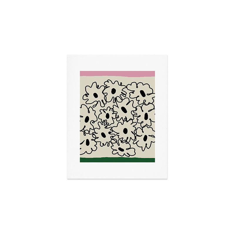 minimal floral Art Print Gallery Image 1
