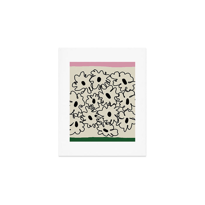 minimal floral Art Print Gallery Image 1