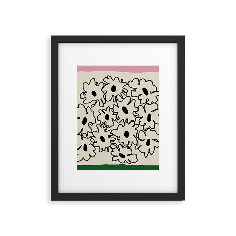 minimal floral Framed Art Print Gallery Image 6