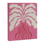 Minimal leaf and vase Canvas Print Gallery Image 6