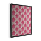 Minimal leaf and vase pattern Framed Canvas Print Gallery Image 2