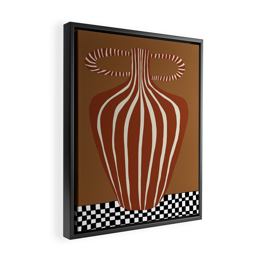 Minimal Pottery 2 Framed Canvas Print Gallery Image 2