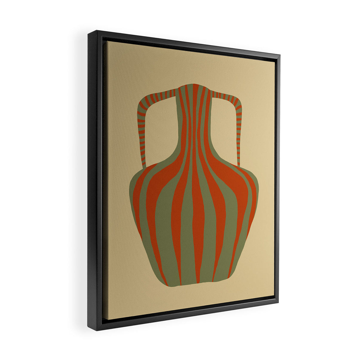 Minimal Pottery 3 Framed Canvas Print Gallery Image 2