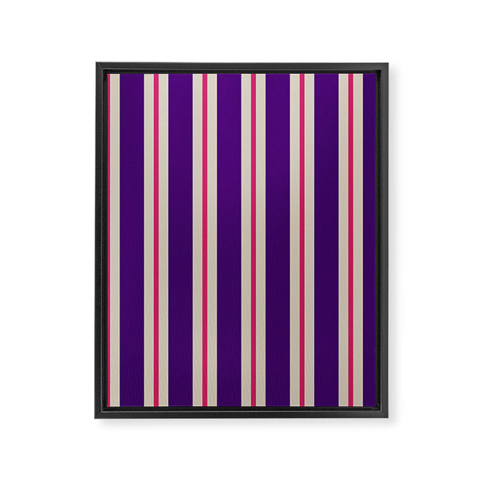 Minimal Stripe 2 Framed Canvas Print Gallery Image 1
