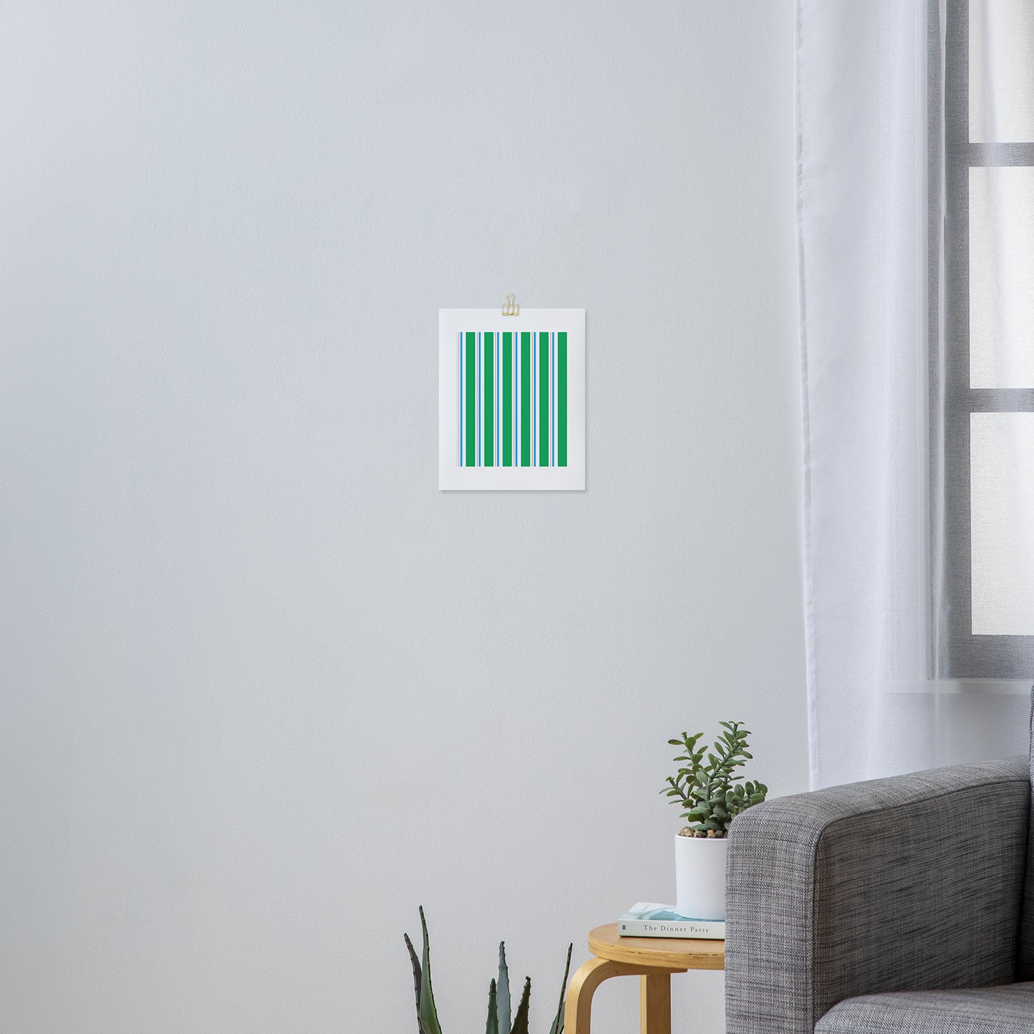 Minimal stripe Art Print Gallery Image 3