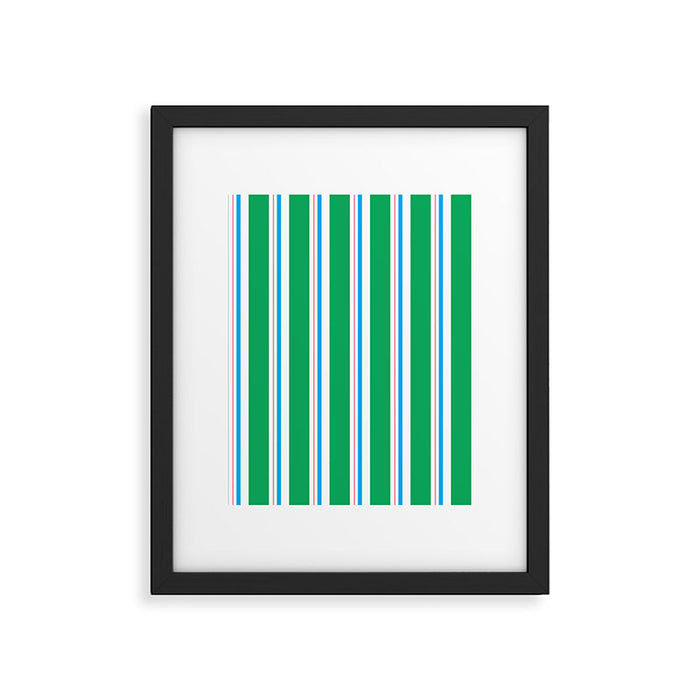 Minimal stripe Framed Art Print Gallery Image 1