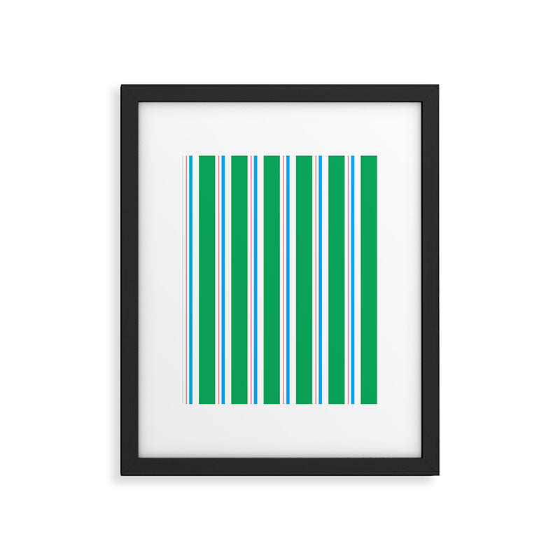 Minimal stripe Framed Art Print Gallery Image 6