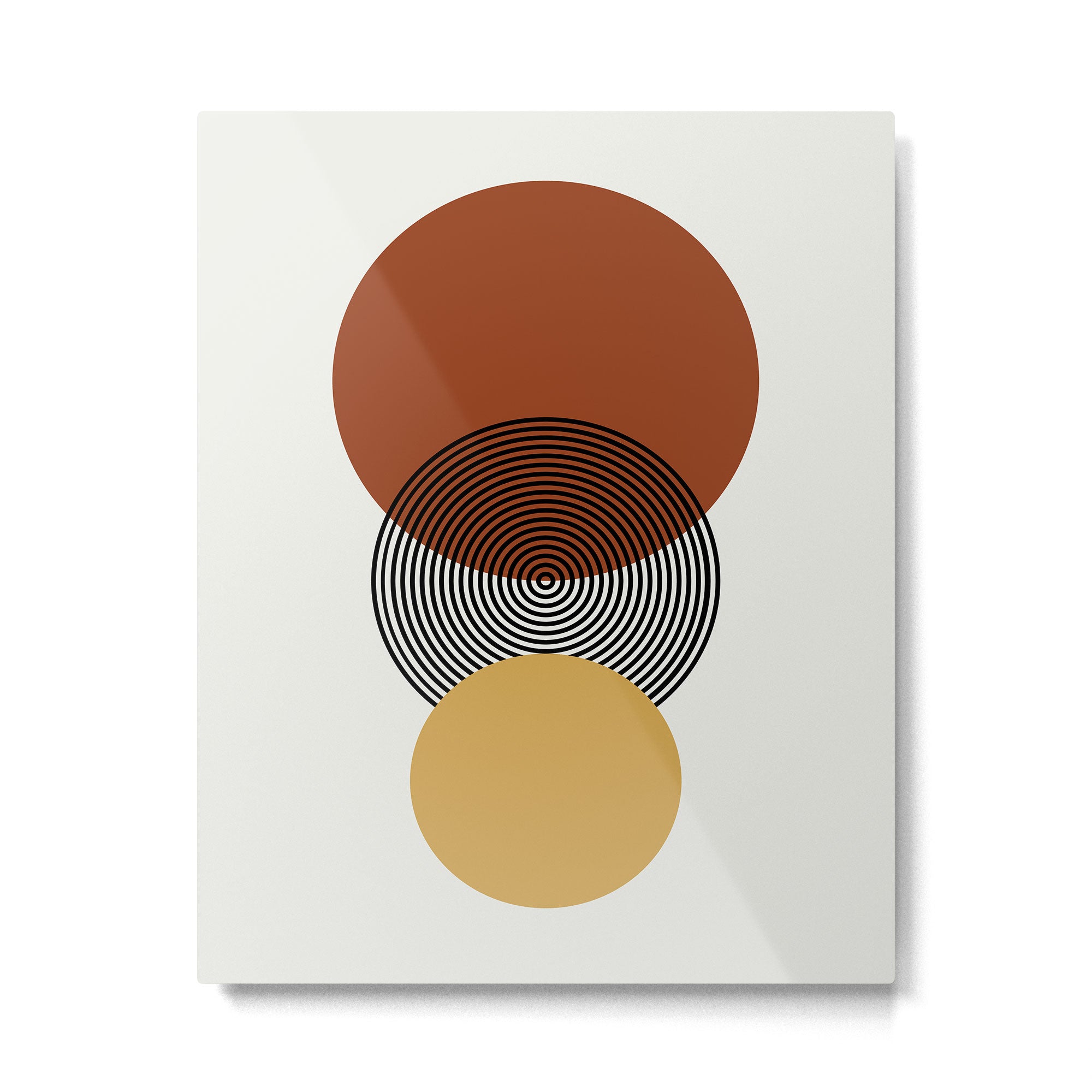 minimalist retro  Metal Print Gallery Image 4