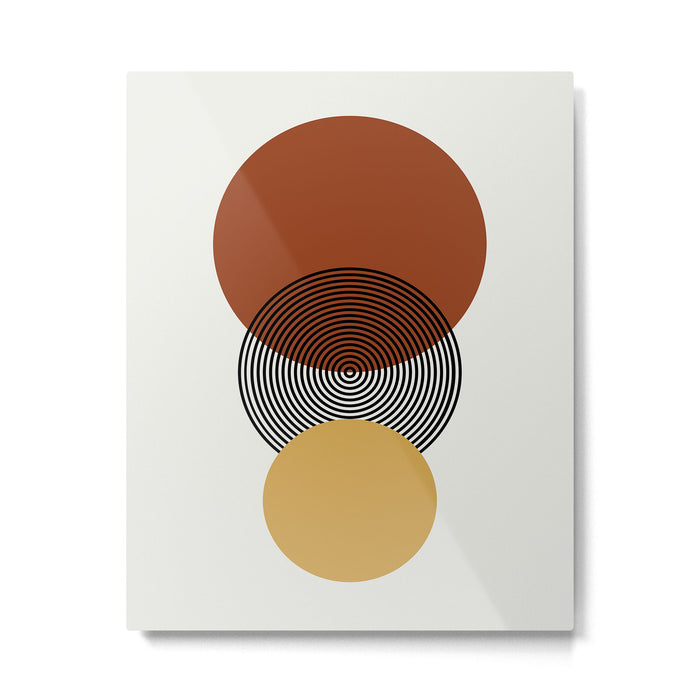 minimalist retro  Metal Print Gallery Image 1