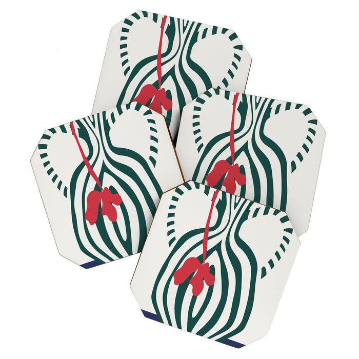 Minimalistic Vase 1 Coaster Gallery Image 1