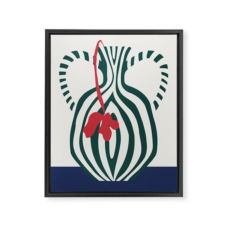 Minimalistic Vase 1 Framed Canvas Print Gallery Image 6