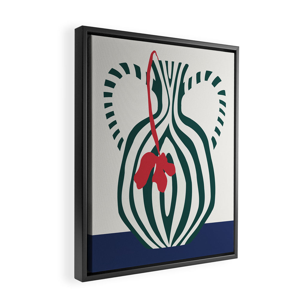 Minimalistic Vase 1 Framed Canvas Print Gallery Image 2