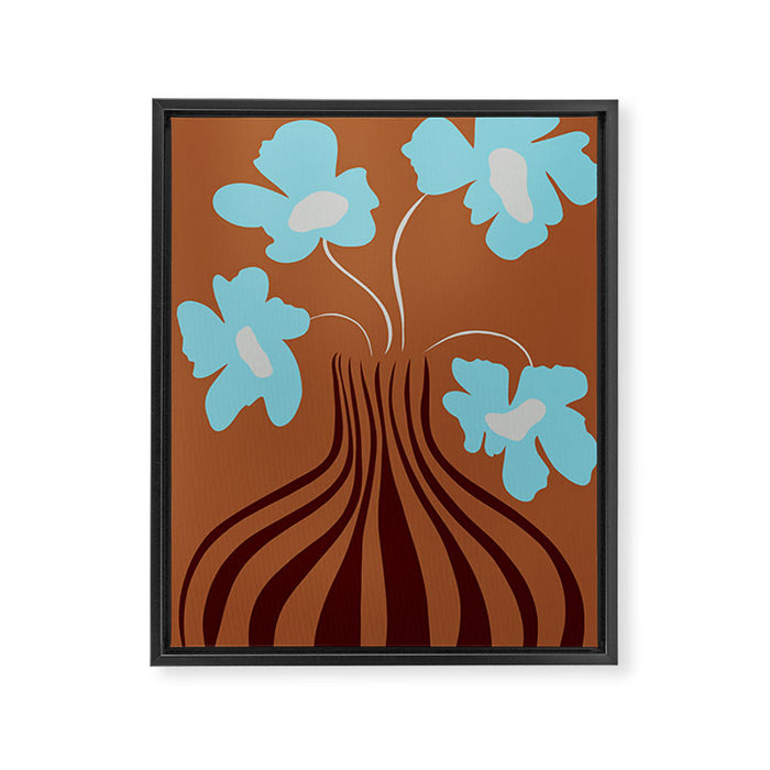 Minimalistic Vase 2 Framed Canvas Print Gallery Image 1