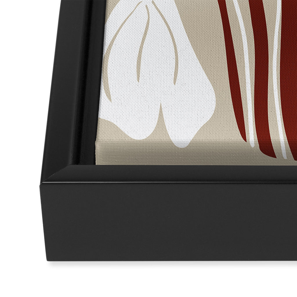 Minimalistic Vase 6 Framed Canvas Print Gallery Image 3