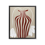 Minimalistic Vase 6 Framed Canvas Print Gallery Image 6