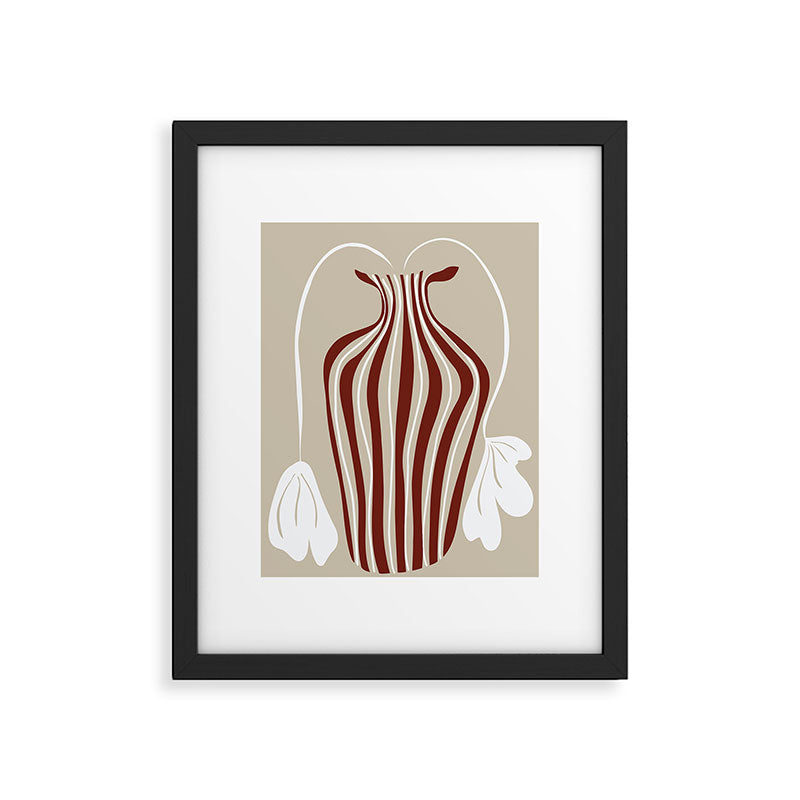 Minimalistic Vase 6 Framed Art Print Gallery Image 5