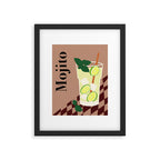Mojito Cocktail Framed Art Print Gallery Image 5