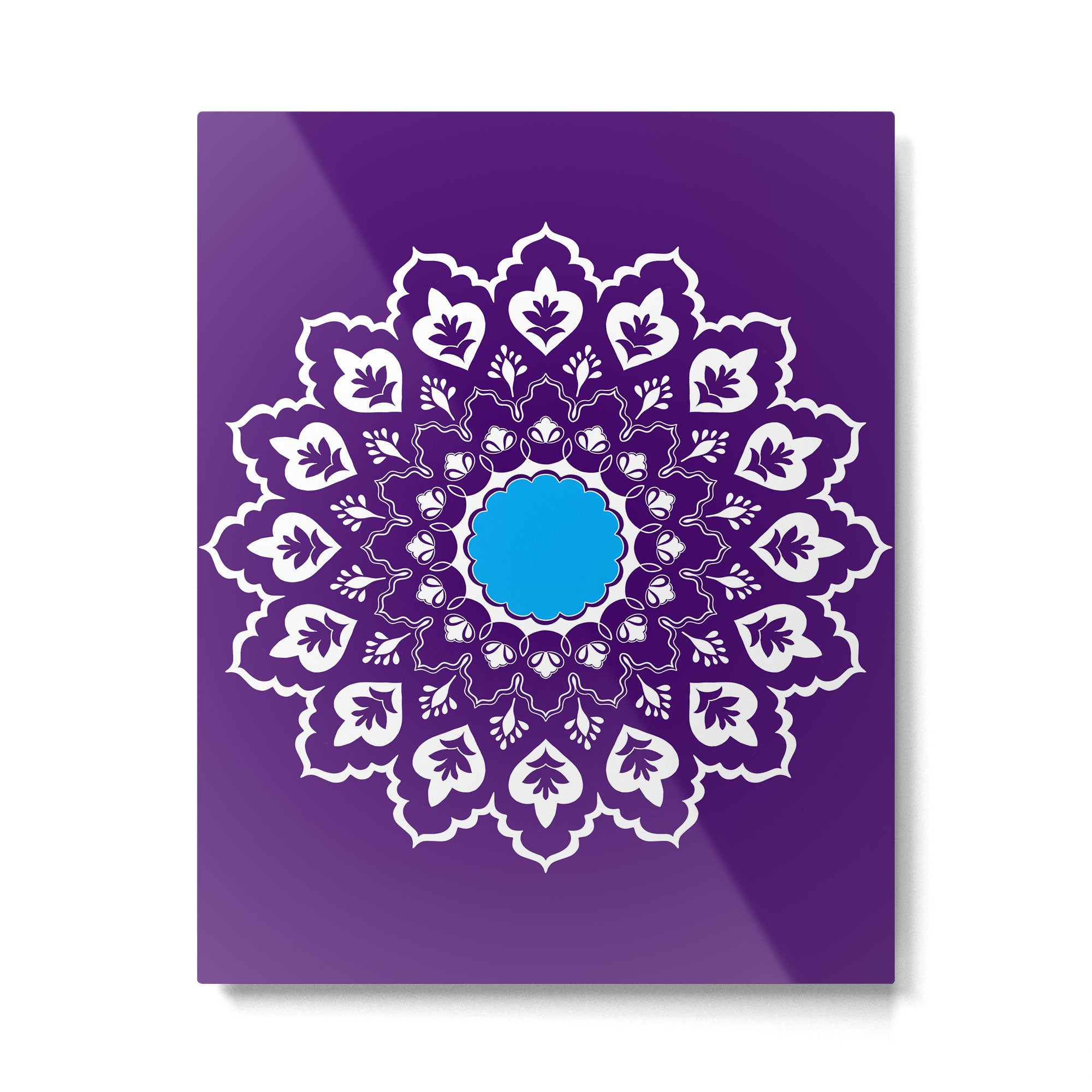 Mughal Motifs Metal Print Gallery Image 6