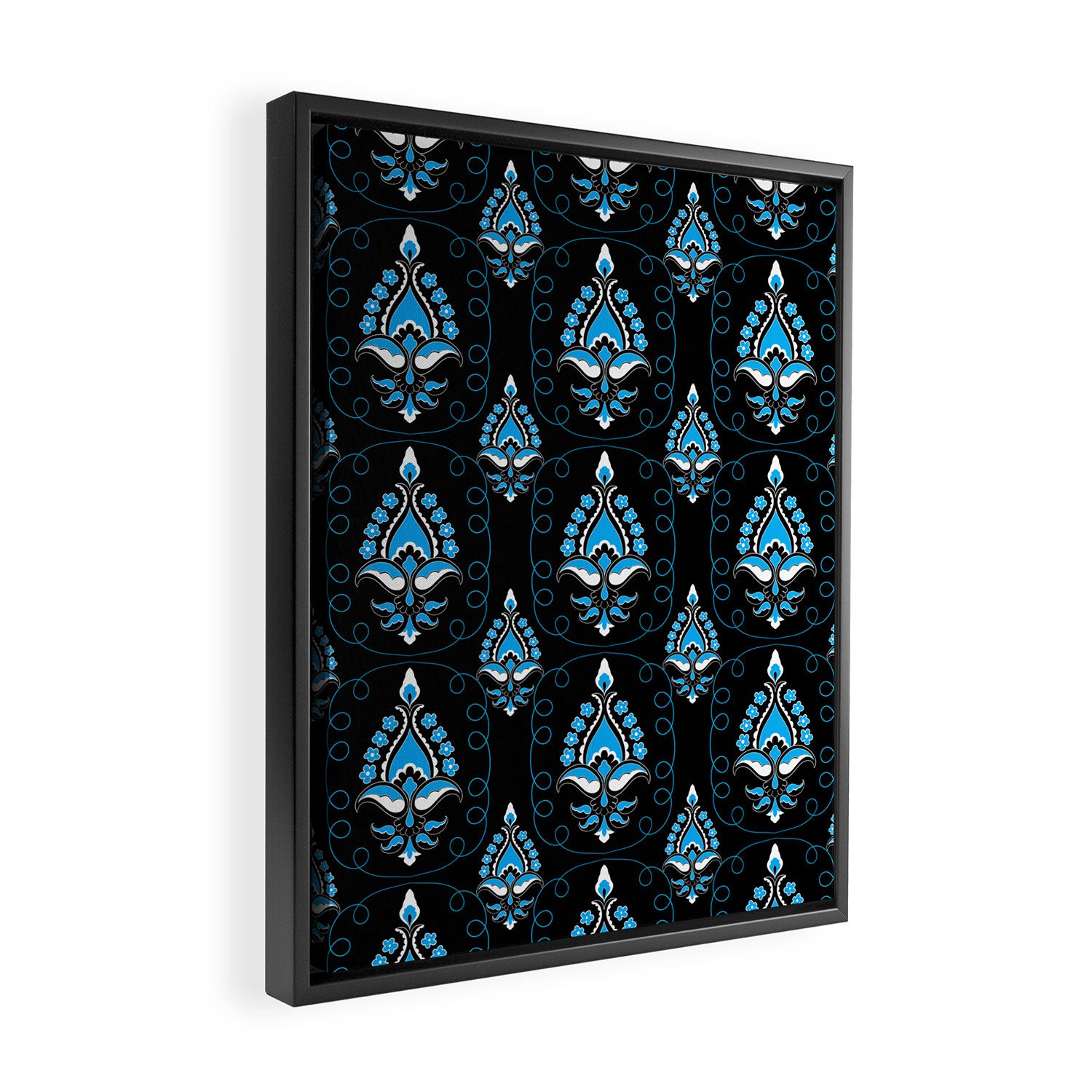 Ocean Bloom Framed Canvas Print Gallery Image 2