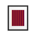 orange stripe  Framed Art Print Gallery Image 6