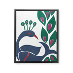 paper fish peacock Framed Canvas Print Gallery Image 6